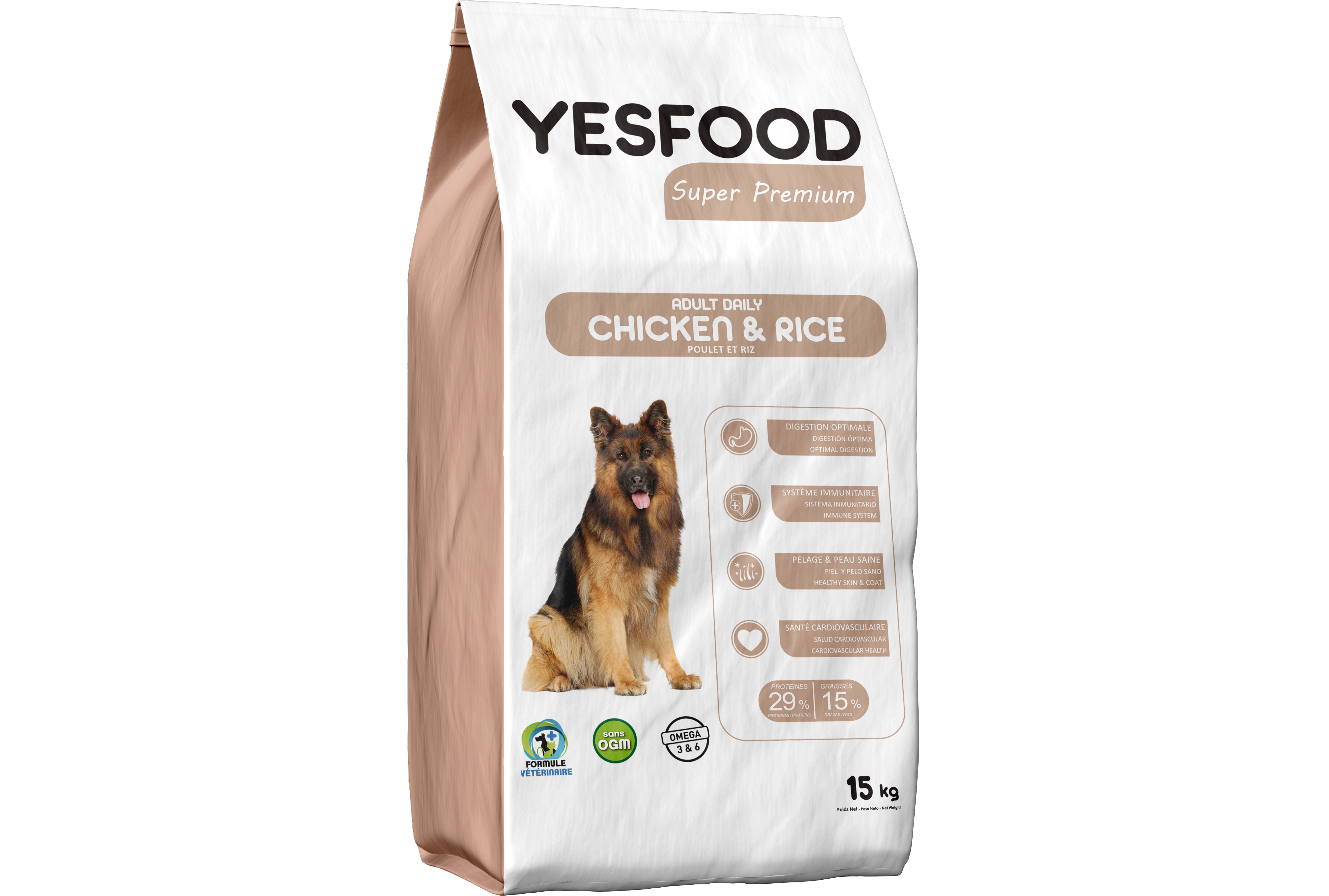 Mockup YESFOOD Super Premium - Chicken & Rice