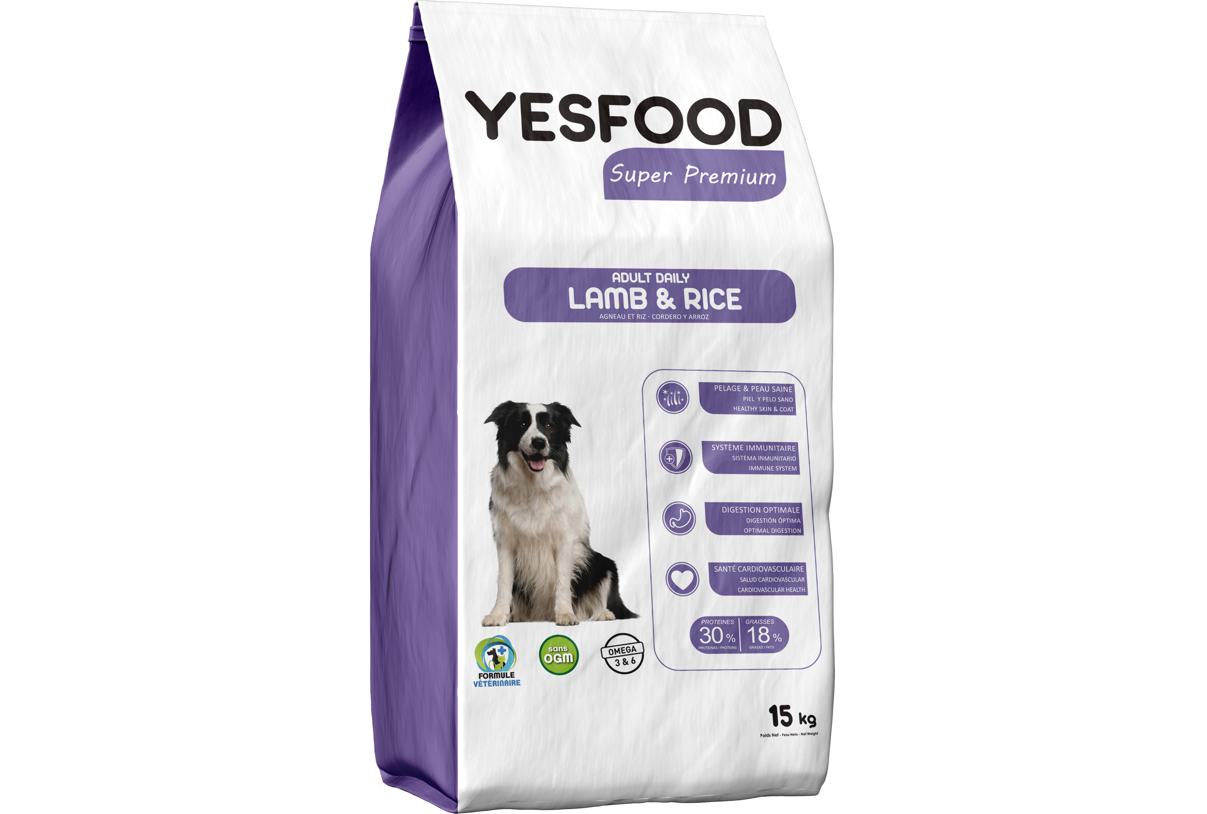 Mockup YESFOOD Super Premium - Lamb & Rice