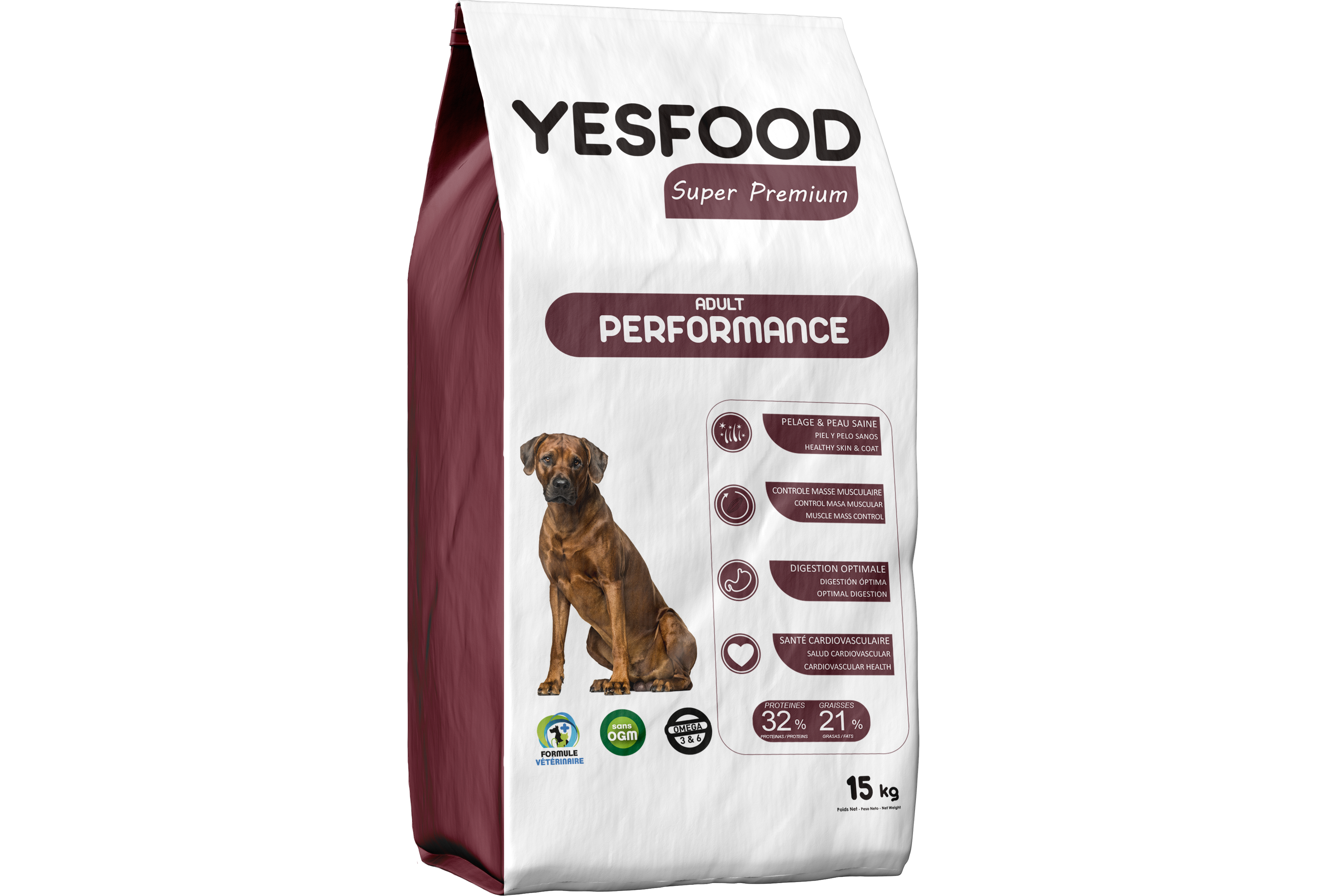 Mockup YESFOOD Super Premium - Performance